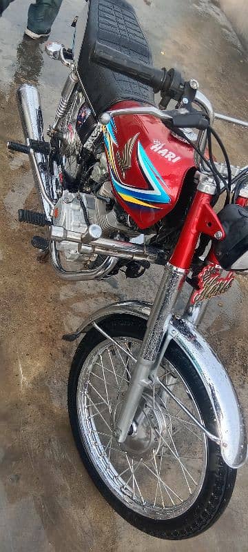 Honda 125 golden number Akk 202 with golden serial number 786 0