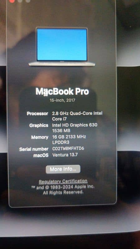 Macbook pro 2017 (touchbar) 16/512 (Apple iphone) 4