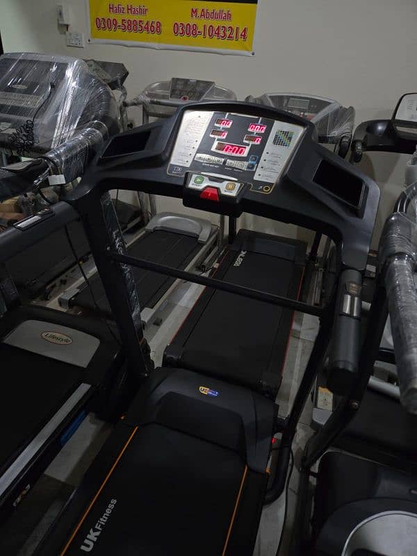 treadmils. (0312 0044731). ellapticals. spin bikes. gym cycles. 16