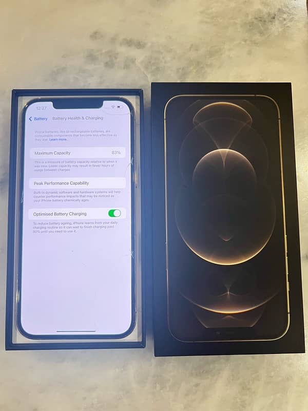 IPhone 12 Pro Max, Gold, 128GB 0