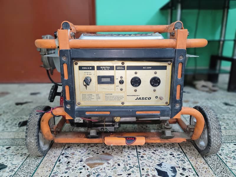 JASCO - FUJIGEN - Orange Series Petrol & Gas Generator - 3 kVA (2.8 k 4