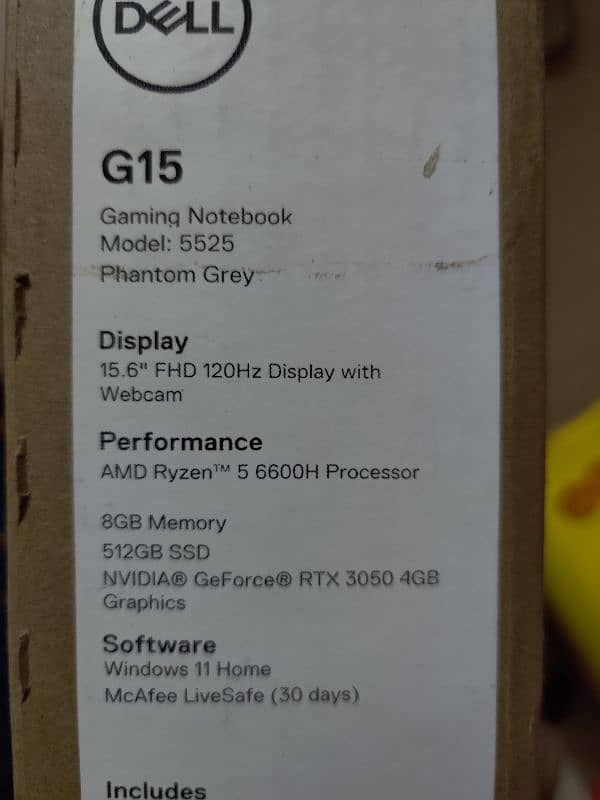 Dell G15 5525 ryzen 5 edition with ddr5 ram 5