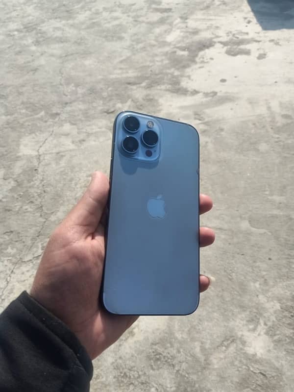 iphone 13 pro max 256gb non pta blue 0