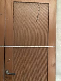 solid mai  wood door