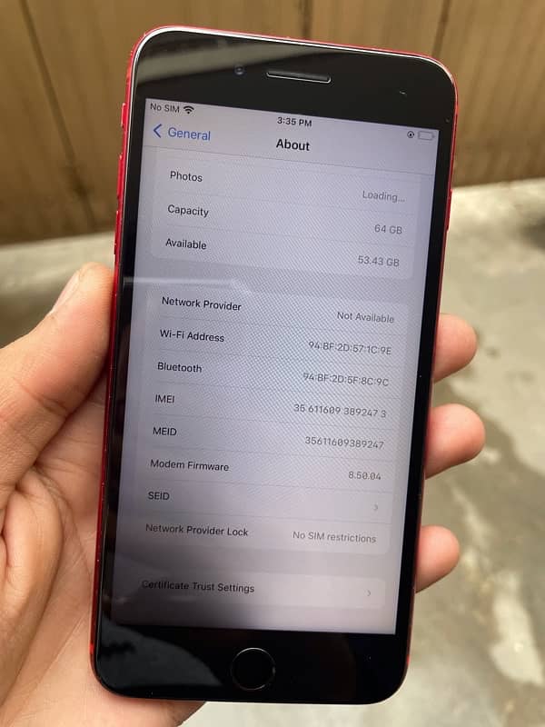 Iphone 8 plus faulty 11