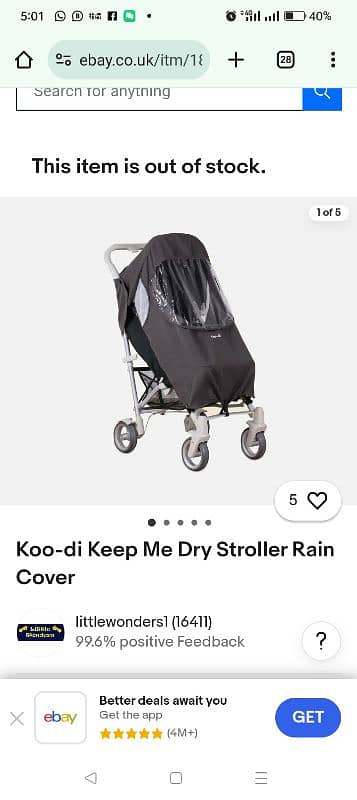 koodi universal rain cover baby stroller rain cover 0