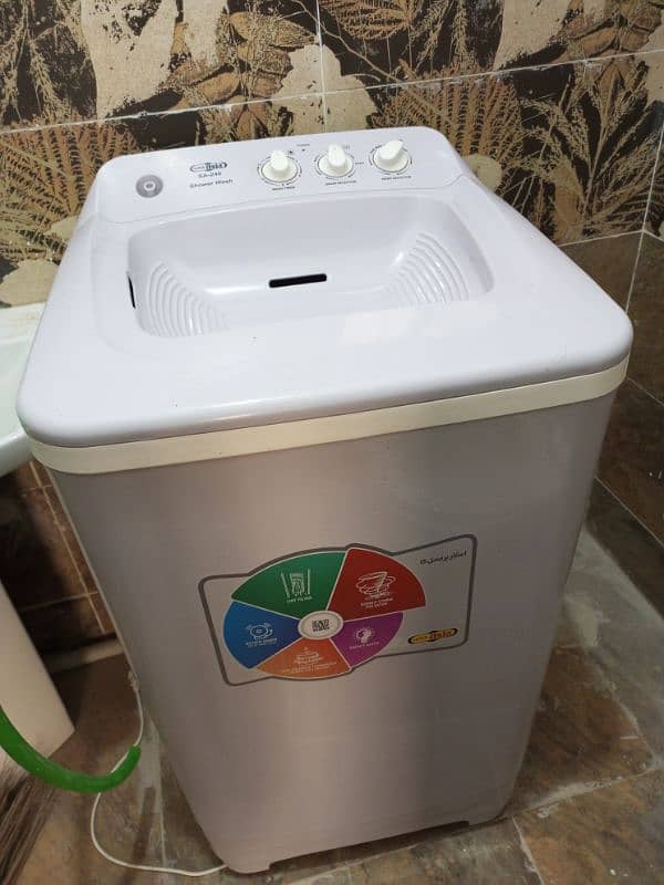 Super Asia SA-240 Shower wash semi-auromatic washing machine 0