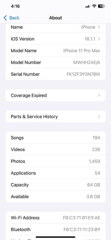 iPhone 11 pro max 64gb pta approved 4