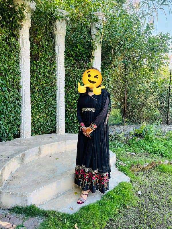 Angrakha Style Black Maxi 2