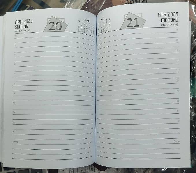 Customized 2025 Diary,  Diaries and Note books, V. Cards are available 3