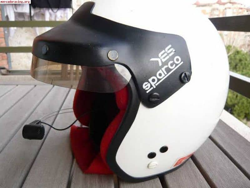 sparco open face helmet 1