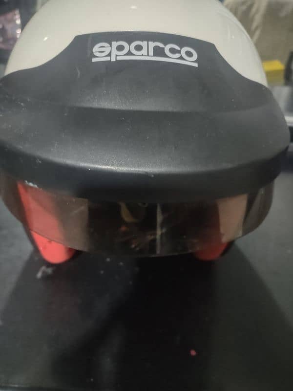 sparco open face helmet 6