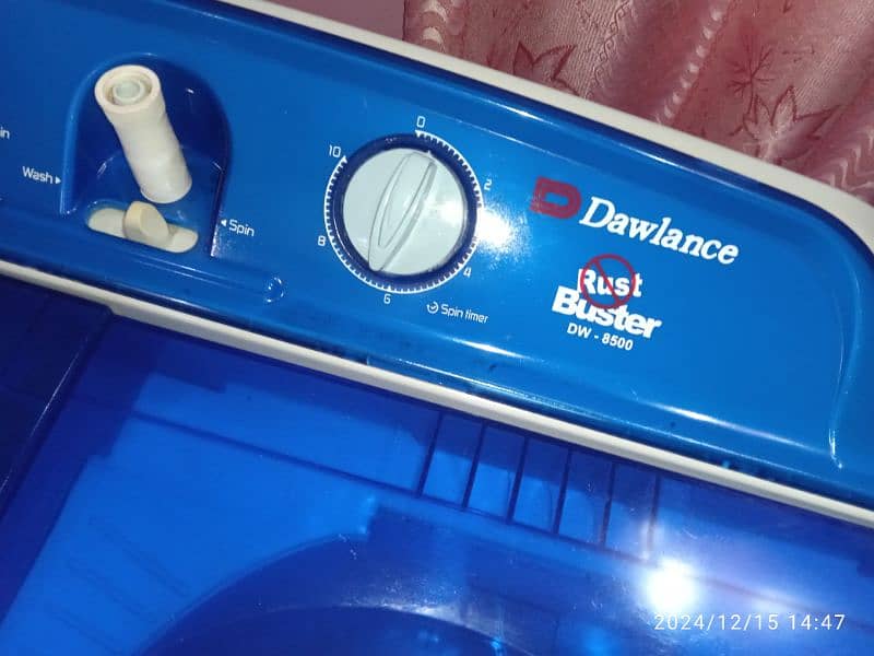 dawlance washing machine twin tub model number : 8500 0