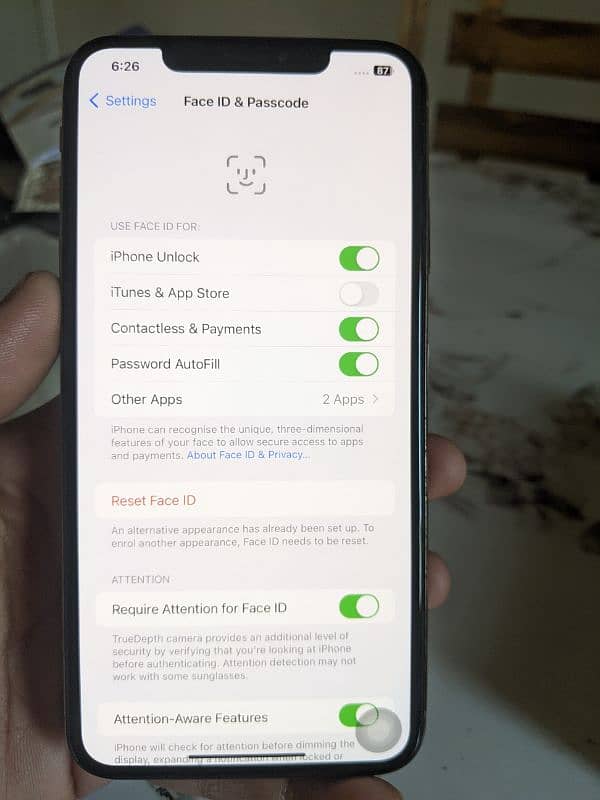 iphone XS Max 9.5/10 256gb PTA Approved with Box 10