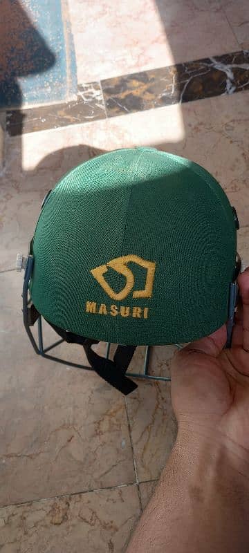 Masuri Helmet and Khokabora Gloves 4