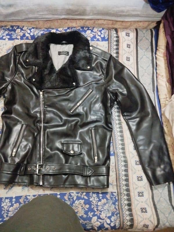 brand new  leather jacket rider urgent sale 1