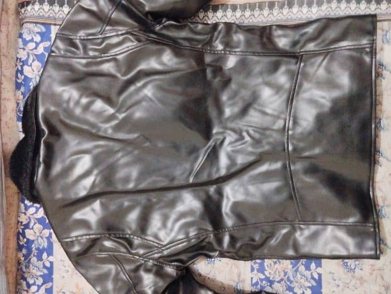 brand new  leather jacket rider urgent sale 4