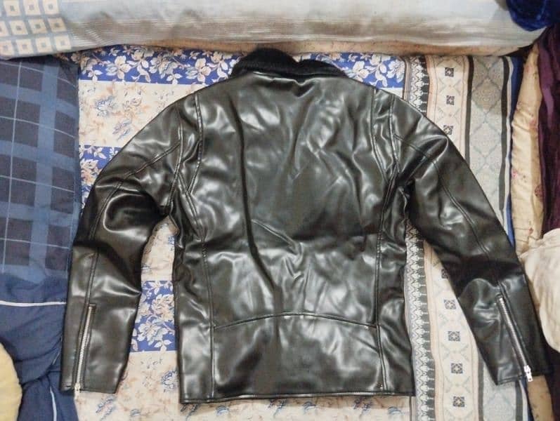 brand new  leather jacket rider urgent sale 5