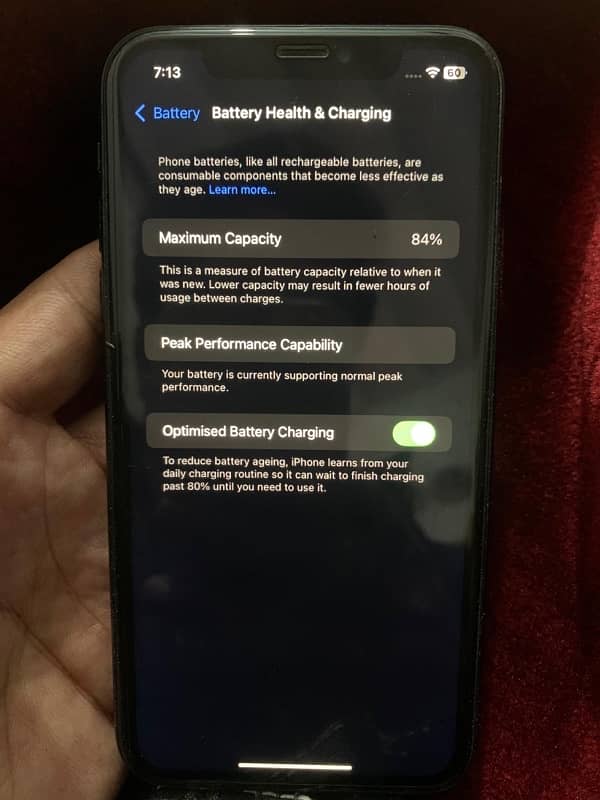 iPhone XR non pta 256 gb battery halt 84 1