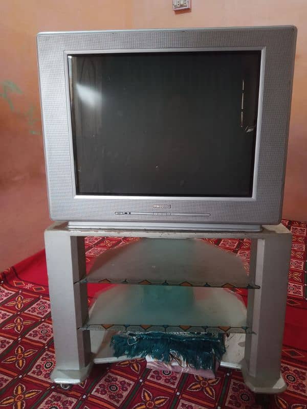 Television with trolly 4