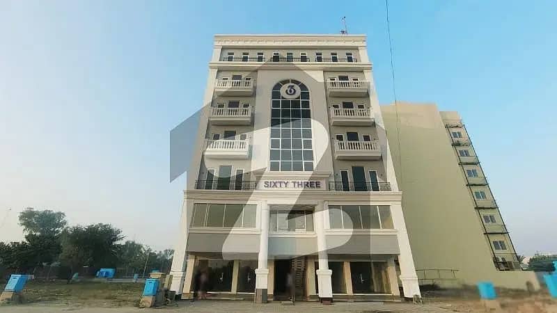 Front View Ground Floor Shop For Rent In Dream Gardens Lahore 2