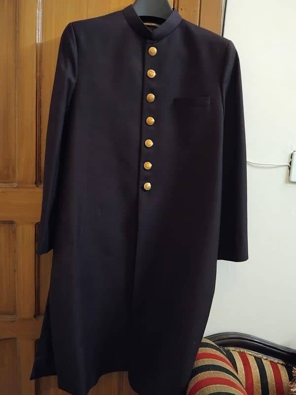 DARK BROWN SHERWANI 0