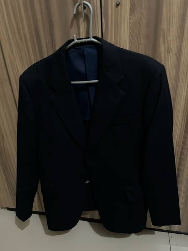 Navy Blue Pent Coat (Imported) like new 2 piece 1