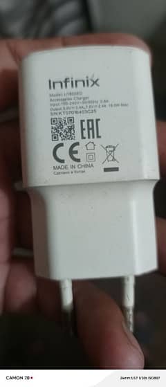 infinix hot 40i original charger 18w