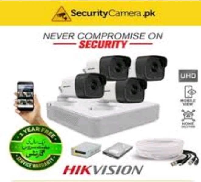 CCTV CAMERA installment 4 camera package 2