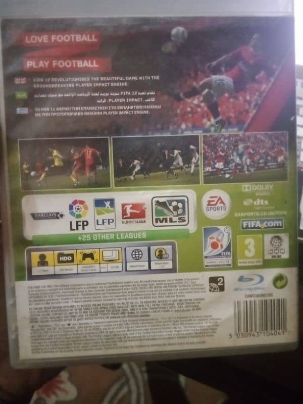 FIFA 12 Game CD For PS3 1