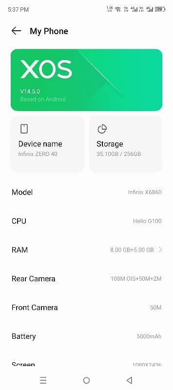 Infinix Zero40 - Condition 10/10 1