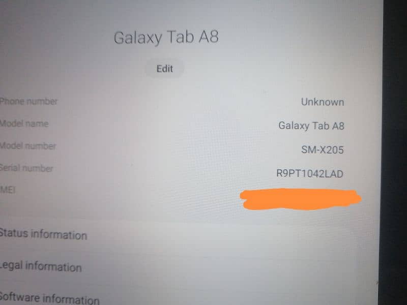 Galaxy Tab A8 SM-X205 0