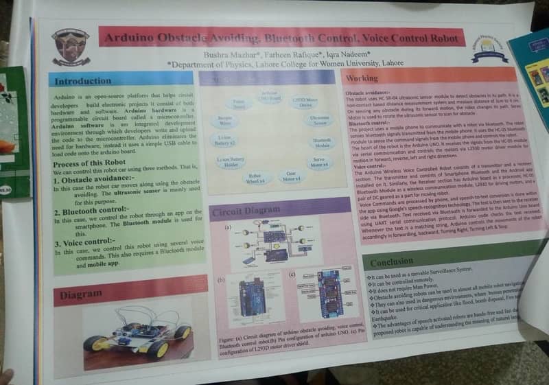 *Arduino obstacle avoiding, voice control and Bluetooth control robot* 2