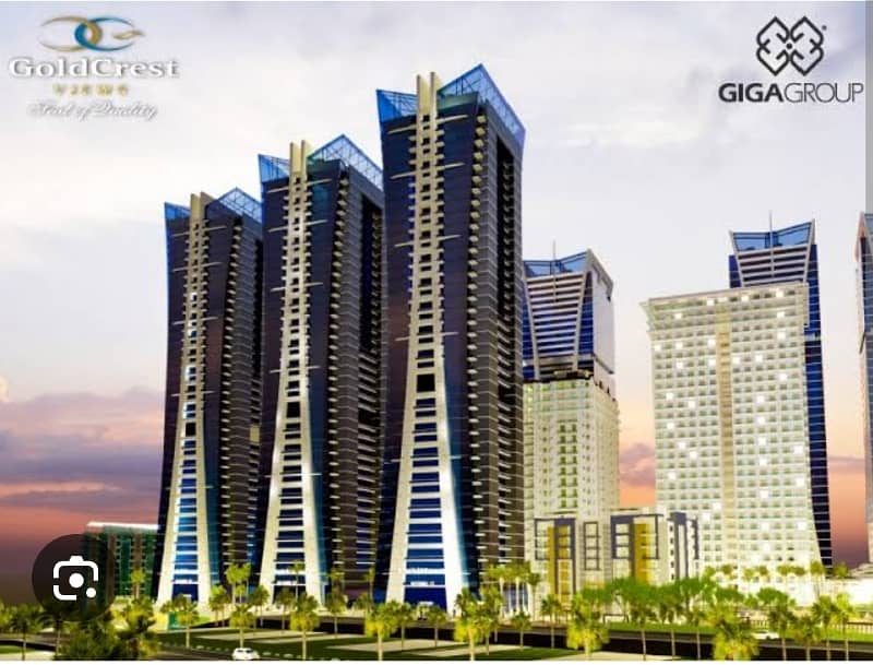 Most Luxuries 2 Bed Apartment In Goldcrest Views-2 Tower -A Roof Top Swimming Pool Available For Sale Near GIGA Mall DHA Phase-II Islamabad. 1