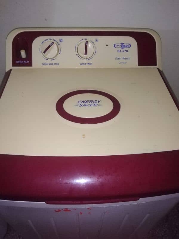 Original Super Asia SA 270 Washing Machine  in good working condition 1