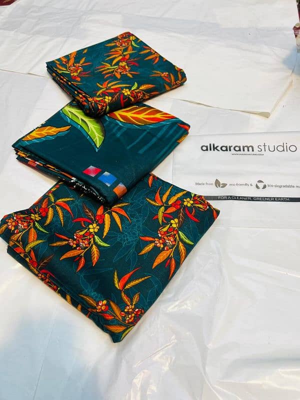 Alkaram Brand  HUGE OFFER THICk  SPECIALLY FOR WINTER*3pcs suit2024/25 18