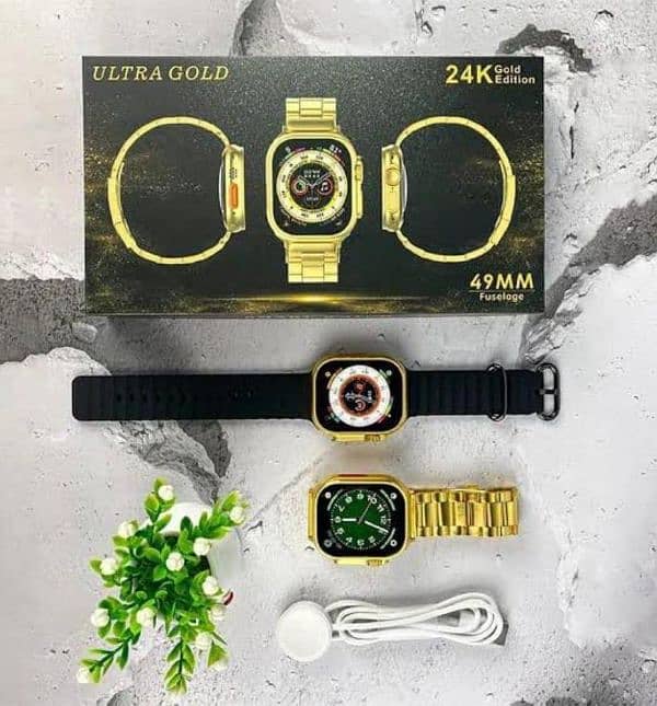 24k gold edition smart watch,pack of 10 0