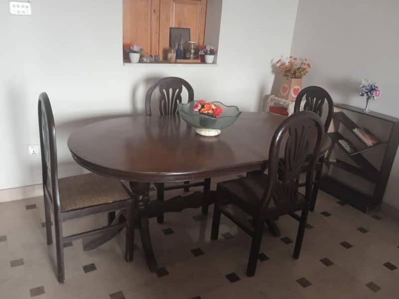 wooden dining table 1