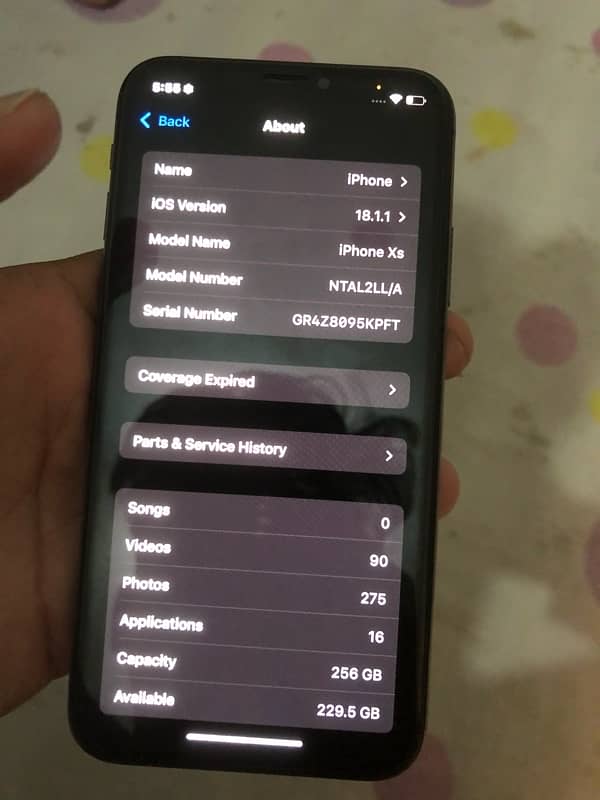 iphone xs Non Pta 5