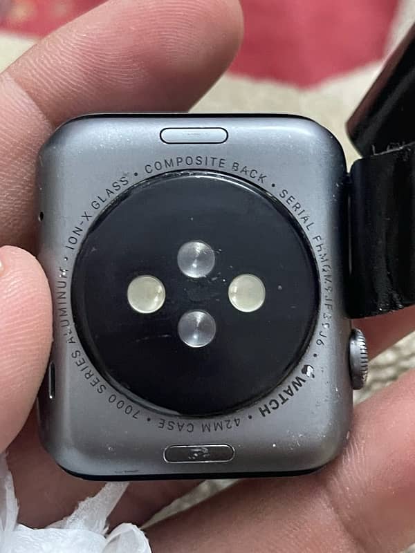 Apple watch Display Damaged Series 1 42mm - 7000 series - Ion x Glass 2