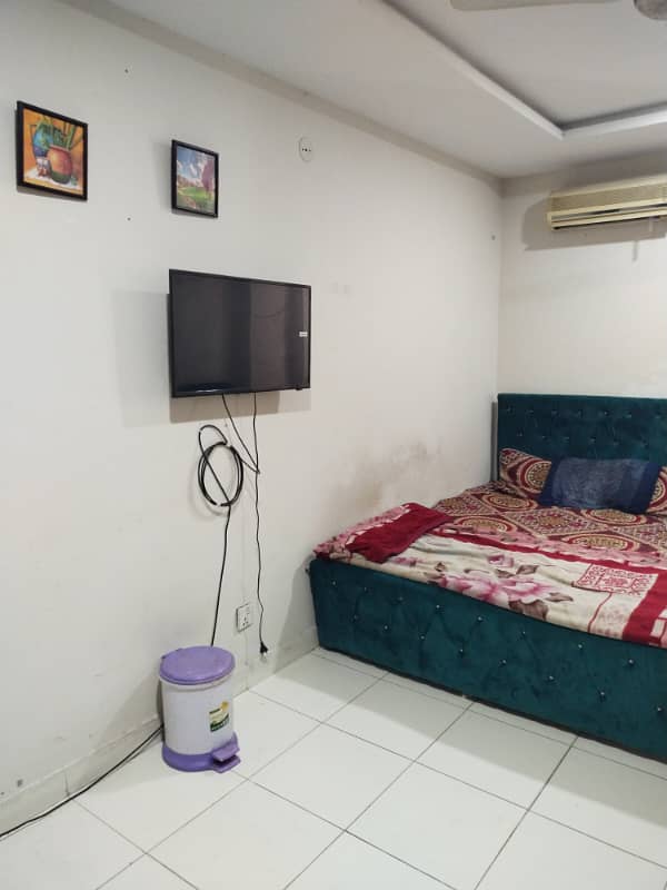 Per day. Studio full furnished flats available for rent 1