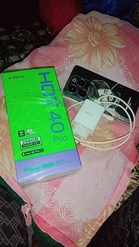 Infinix hot 40 pro like open box 16gb/256 3