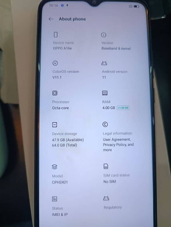 oppo a16 e 4gb 64gb 12