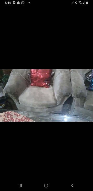 5 seater sofa set nice condition 2