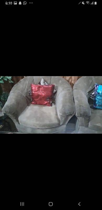 5 seater sofa set nice condition 3