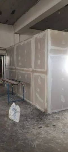 gypsum board office partition cement board