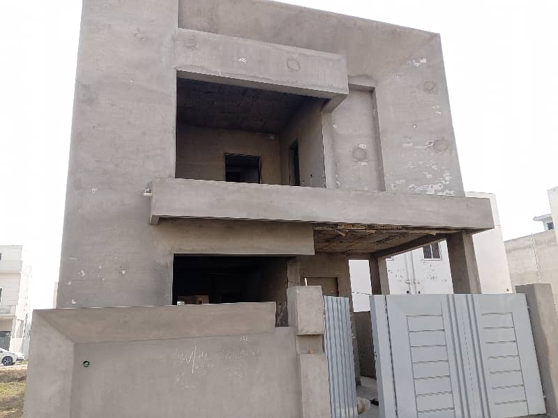 5 MARLA GRAY STRUCTURE HOUSE FOR SALE IN DHA RAHBAR BLOCK M 2