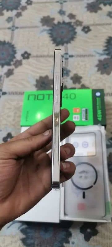 Infinix Note 40 8gb 256gb 10/10 condition 03087410732 3