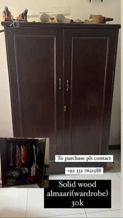 Wooden Wardrobe