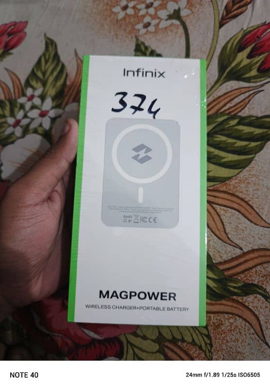 Infinix MagPower wireless 20W Fast charger iPhone supported 0